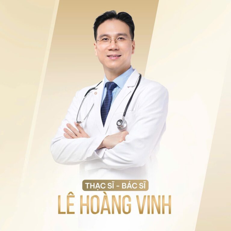 Thạc sĩ Bác sĩ Lê Hoàng Vinh là bác sĩ có chuyên môn cao trong ngành phẫu thuật thẩm mỹ.